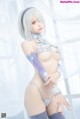 蠢沫沫 Cosplay 2b 冰雪 ice and snow