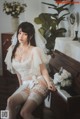 Coser@rioko凉凉子 Vol.073: 透明婚纱 (39 photos)